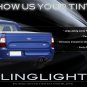 Ford Falcon Tinted Tail Lamp Light Overlay Kit Smoked Film Protection