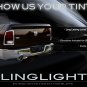 Tinted Tail Lamps Light Overlay Kit Smoked Film Protection for Dodge Ram