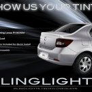 Dacia Logan Smoked Tail Lamp Tinted Light Overlay Kit Film Protection