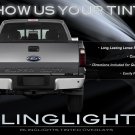 Ford F-450 Super Duty Tinted Tail Lamp Light Overlay Kit F450 Smoked Film Protection Ford F-450 Super Duty Tinted Tail Lamp Light Overlay Kit F450 Smoked Film Protection