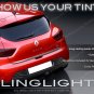 Renault Clio Tinted Smoked Tail Lamp Light Overlays Kit Protection Film