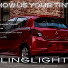Mitsubishi Mirage Tinted Smoked Tail Lamp Light Overlay Kit mk6 Film Protection