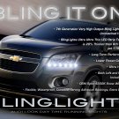 Chevy Trax LED DRL Head Light Strips Day Time Running Lamps Kit Chevrolet