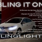 Renault Fluence LED DRL Head Light Strips Kit Day Time Running Lamp Set Pair Renault Fluence LED DRL Head Light Strips Kit Day Time Running Lamp Set Pair