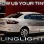 Renault Samsung SM3 Smoked Tail Lamp Light Overlays Kit Smoked Film Protection