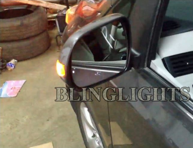 Sequential LED Side Mirror Turn Signals For Lexus | Chrome Housing, Clear Lens (2014-2020 Models)