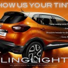 Renault Samsung QM3 Tinted Tail Lamp Light Overlays Pair Smoked Vinyl Decals Set Renault Samsung QM3 Tinted Tail Lamp Light Overlays Pair Smoked Vinyl Decals Set