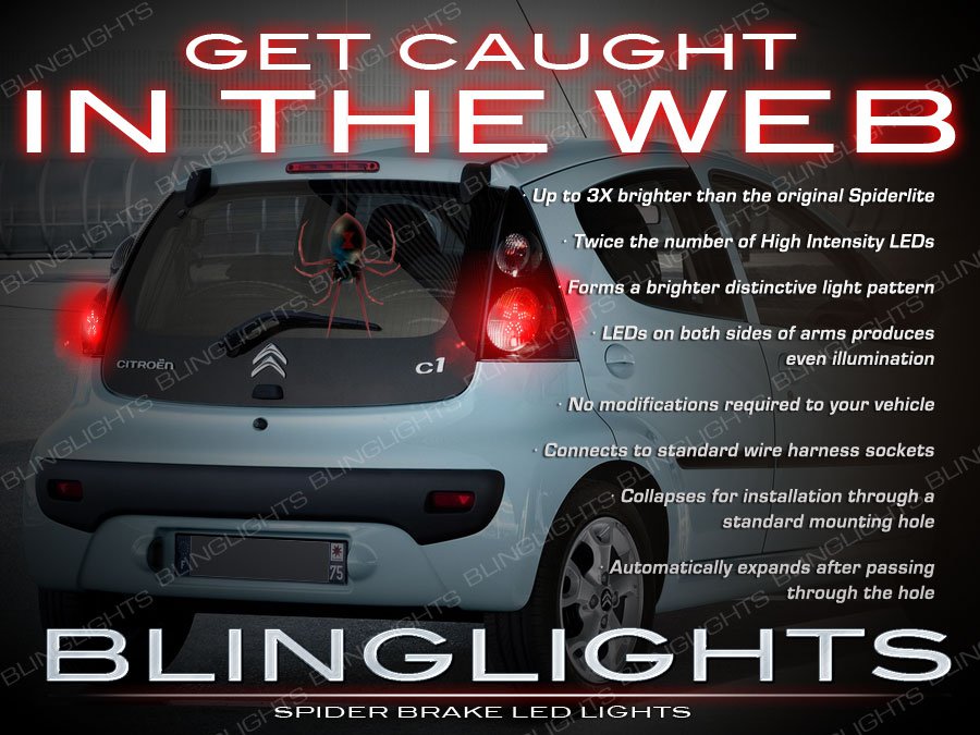 Citroen C1 White LED Tail Lamp Spider Light Bulbs Pair Set Citroën