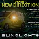 BlingLights Brand Side Mirror Turnsignal Lights compatible with Chevrolet Matiz