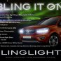 Renault Samsung QM5 LED DRL Head Light Strips Day Time Running Lamps Kit