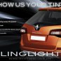 Renault Samsung QM5 Tinted Tail Lamp Light Overlays Kit Smoked Protection Film