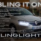Renault Symbol LED DRL Head Light Strips Day Time Running Lamp Kit