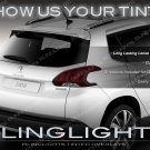 Peugeot 2008 Tinted Tail Lights Overlays Smoked Lamp Film Protection Kit