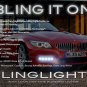 BMW Z3 e36 e37 e38 LED DRL Head Light Strips Day Time Running Lamp Kit