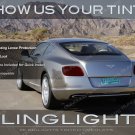 Bentley Continental GT Tinted Tail Lights Smoked Lamp Overlays Kit Film Lense Protection Bentley Continental GT Tinted Tail Lights Smoked Lamp Overlays Kit Film Lense Protection