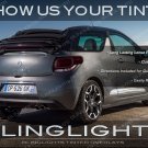 Citroen DS3 Tinted Overlays for Taillamps Smoked Taillights Vinyl Film Citroën Protection