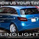 Mercedes-Benz B-Class Tail Lamps Tinted Overlays Kit Smoked Taillights Protection Film