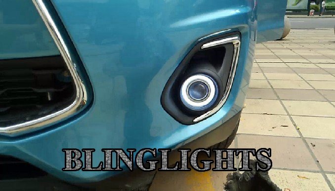 BlingLights Brand LED Halo Fog Lights for 2013 2014 2015 Mistubishi RVR