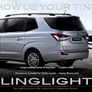 SsangYong Rodius Dark Tail Light Lense Film Overlay Kit Tinted Lamp Protective Vinyl