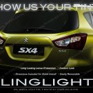Suzuki SX4 Tinted Tail Lamps Lights Smoked Overlays Kit Film Protection