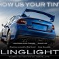 BlingLights Brand Tinted Protective Taillamp Film Covers for Subaru Impreza WRX STi
