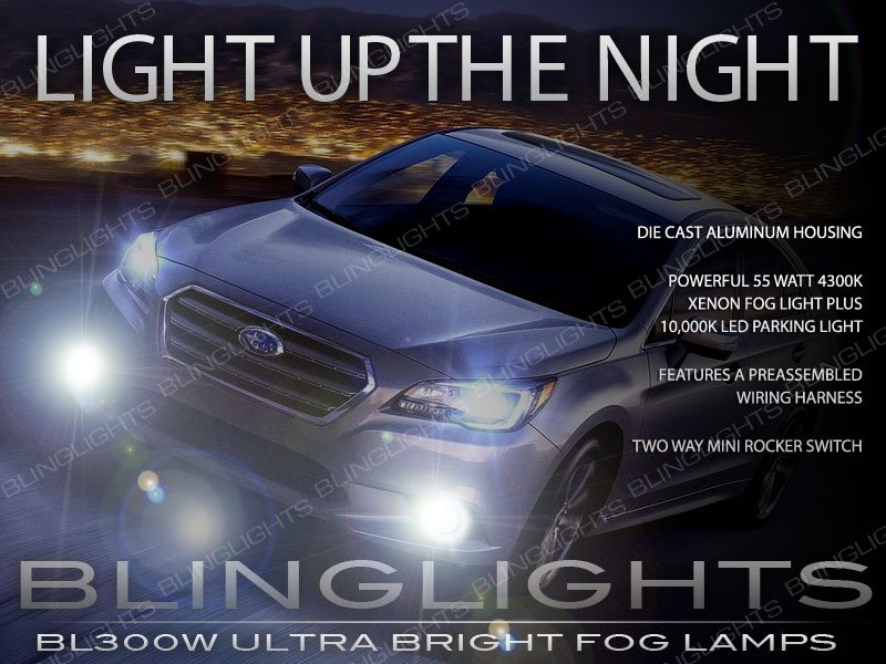 2015 2016 2017 Subaru Legacy Xenon Fog Lamps Driving Lights