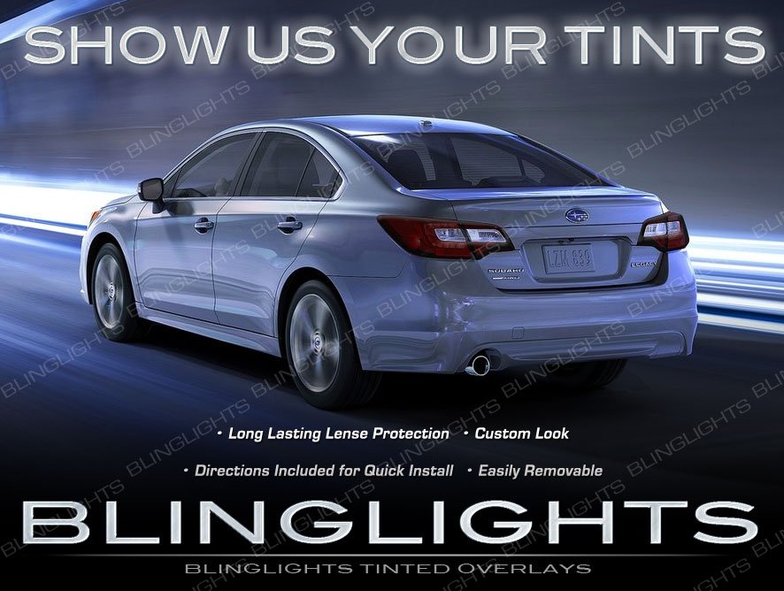 Subaru Legacy Murdered Out Tail Light Tinted Lamp Overlays Lense Film Protection Kit