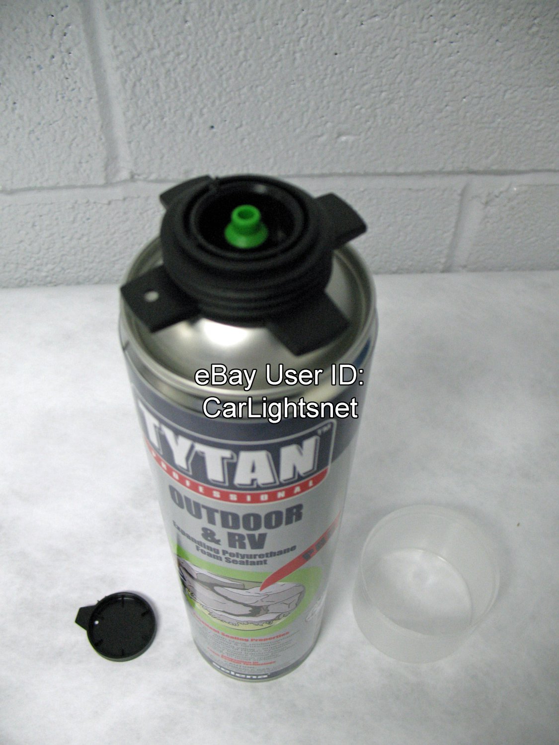 6 x Black Tytan Pro Rubber Flex Foam Seal Spray Sealant Cans Selena USA