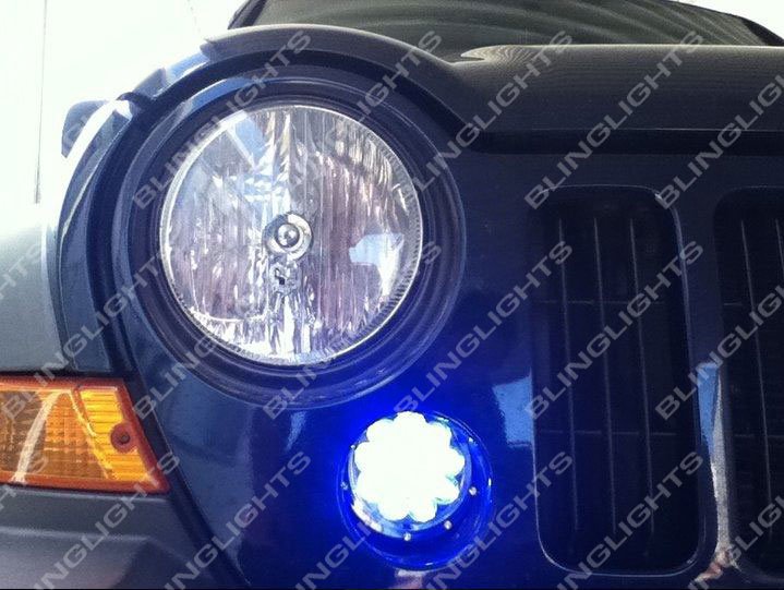 2005 2006 2007 Jeep Liberty KJ LED Grille Corner Driving Lights Parking