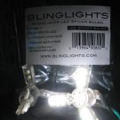 White Spider Light Bulbs Dual Intensity 7440 Rear Brake Stop Tail Lamp Light Bulbs 3-arm