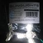 992A T20 White Dual Brightness Tail Lamp Spider Light Bulbs Stop Brake 3 arm T-20
