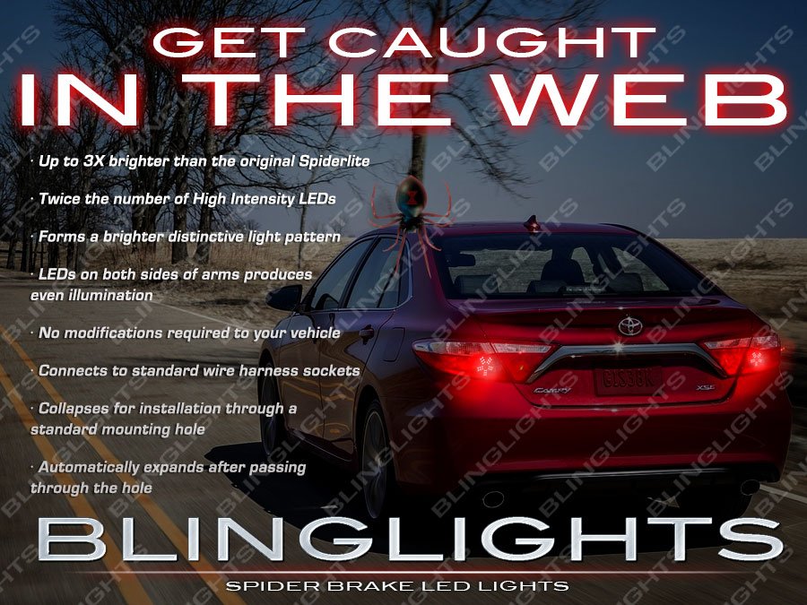 Toyota Camry Custom White LED Taillamp Bulbs Replacement Lights Spider Lite Set