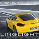 Porsche Cayman Murdered Out TailLight Overlays Kit Tinted TailLamp Film Lense Protection Covers Porsche Cayman Murdered Out TailLight Overlays Kit Tinted TailLamp Film Lense Protection Covers
