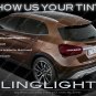 Mercedes GLA-Class Tinted Tail Light Overlays Smoked Film Covers X156