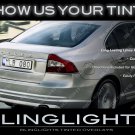 Volvo S80 Murdered Out Taillamp Overlays Kit Smoked Lense Film Covers Volvo S80 Murdered Out Taillamp Overlays Kit Smoked Lense Film Covers