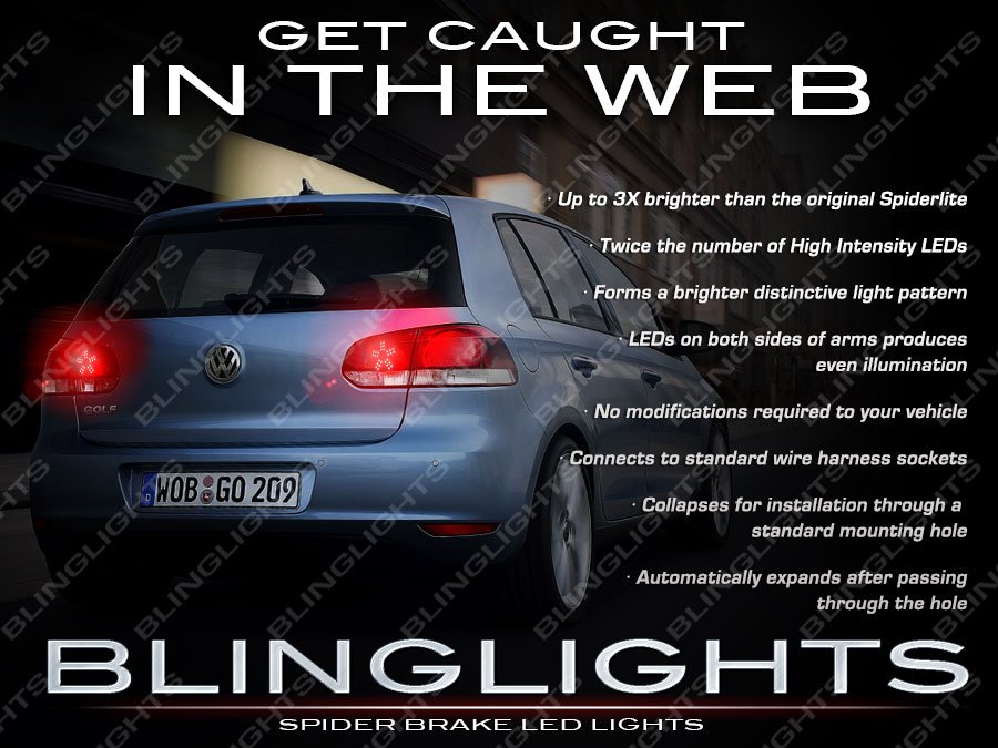 VW Golf Custom LED Tail Lamp Upgrade Replacement Light Bulbs Set Volkswagen
