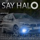 LED Halo Fog Lamps Lights Kit for 2014 2015 BMW 2 Series F45 Active Tourer