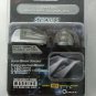 White LED Hood Washers Strobes Bonnet Nozzle Lights Chrome Windshield Sprayers Lamps Kit