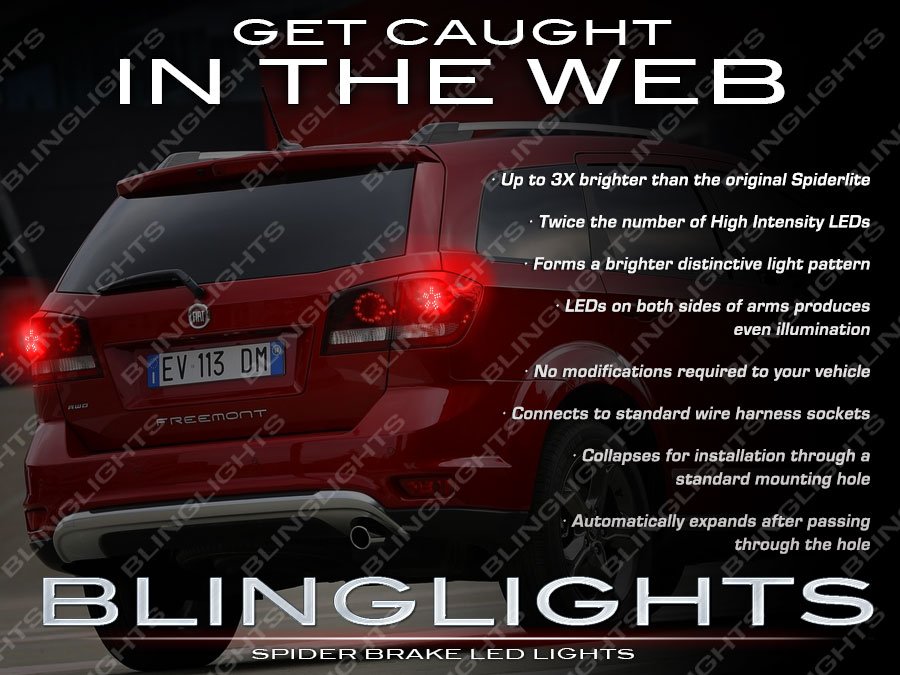 Fiat Freemont White LED Custom Tail Lamp Spider Light Bulbs