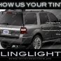 BlingLights Brand Tinted Taillight Film Covers for 2007-2017 Ford Expedition