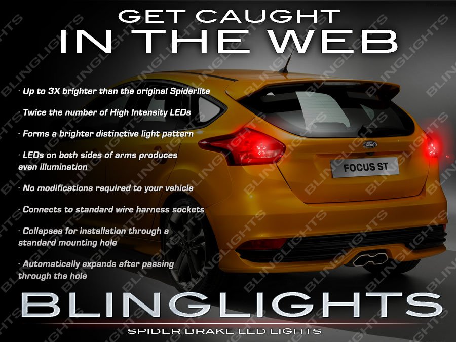 Ford Focus Custom White LED Tail Lamp Spider Light Bulbs Sedan Hatch