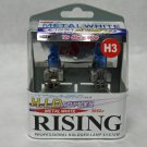 H3 Rising Super White 3950K 55W Replacement Light Bulb Set of 2 from Japan H3 Rising Super White 3950K 55W Replacement Light Bulb Set of 2 from Japan