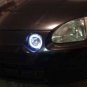 BlingLights Brand Angel Eye Halo Fog Lights Kit for 1992-1998 Honda del Sol