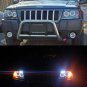 LED Halo Fog Lights for 1999 2000 2001 2002 2003 2004 Jeep Grand Cherokee