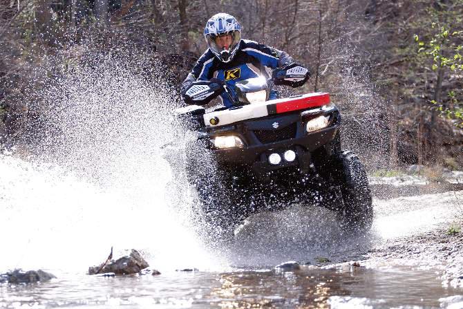 Suzuki KingQuad PIAA 520 Brush Bar Auxiliary Fog Lamp Kit