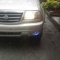 White Halo Fog Lights for 2001 2002 2003 2004 2005 2006 Suzuki XL-7