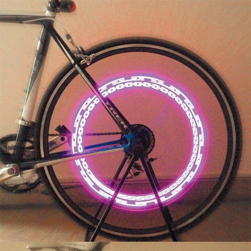 PIAA Ferris PINK LED Wheel Pattern Lights Bike / Bicycle (batteries ...