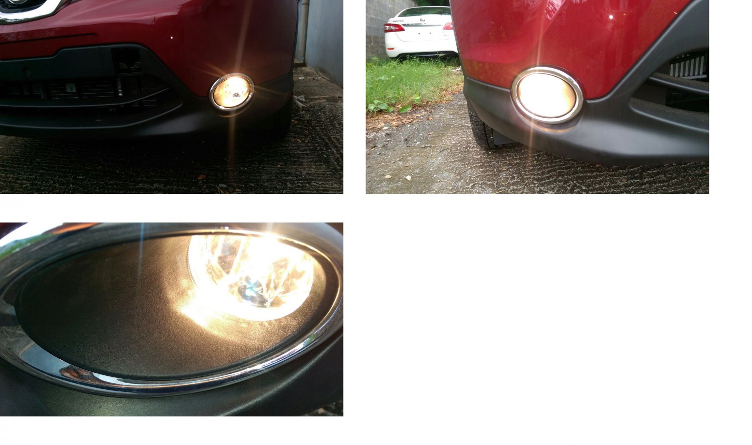 2014 2015 2016 2017 Nissan Qashqai Xenon Fog Lamps Lights Kit