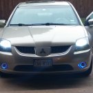 2004-2009 Mitsubishi Galant White Halo Fog Lamps Lights