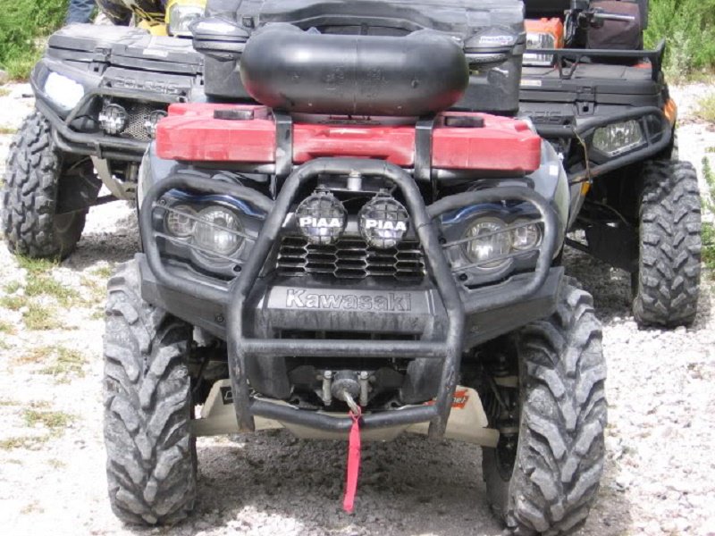 Kawasaki Brute Force PIAA 510 Star White Driving Lights Lamps Kit